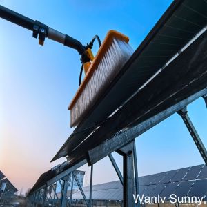 China 7.5-Meter Extendable Pole and 35-Cm Flat Head Water Fed Kit for Solar Panel Cleaning on sale