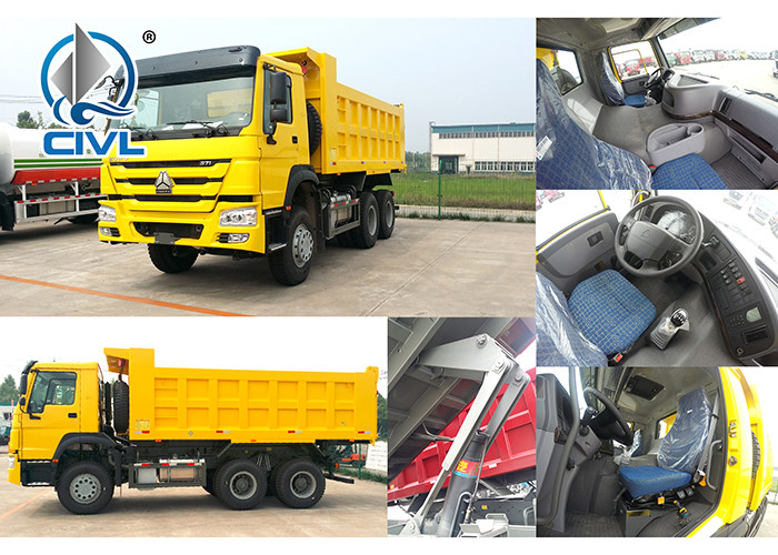 SINOTRUCK HOWO A7 DUMP TRUCK 6 x 4 A7-W low floor board long cab with one sleeper, with air conditioner