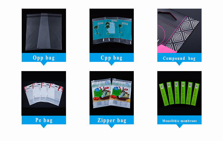 Opp/Cpp Printing Customized Promotional Packaging Clear Plastic Bag For Cosmetic