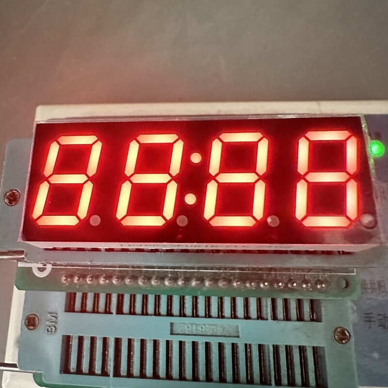 Blue 4 Digit 14.2mm 7 Segment LED Display Common Anode For Temperature Control