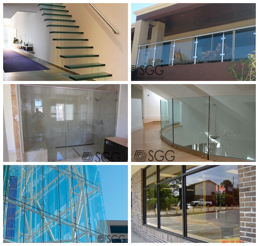 6mm commercial glass windows