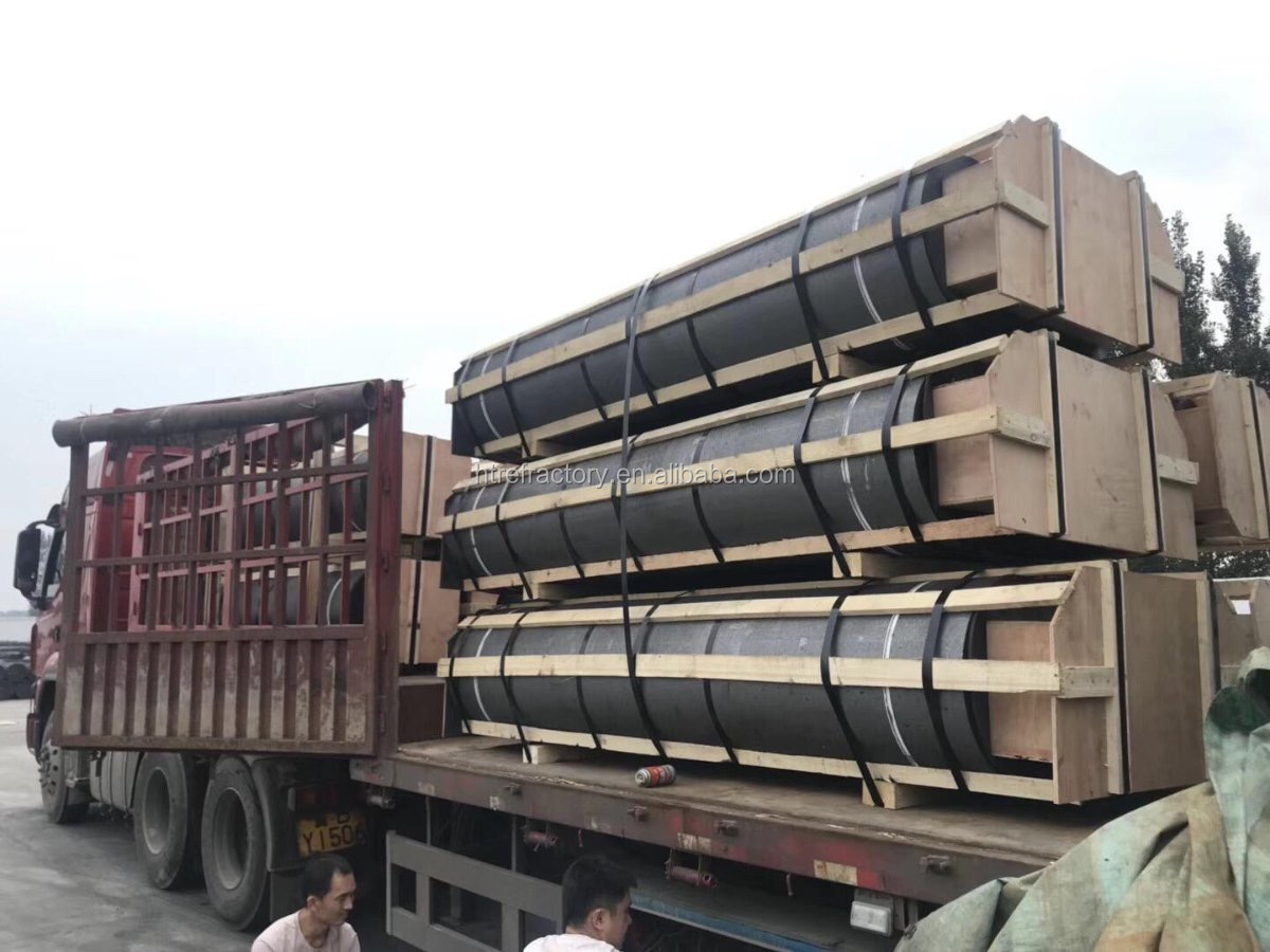 8-12 Mpa Flexural Strength UHP Graphite Electrode for Arc Furnaces Degassing Rod Included