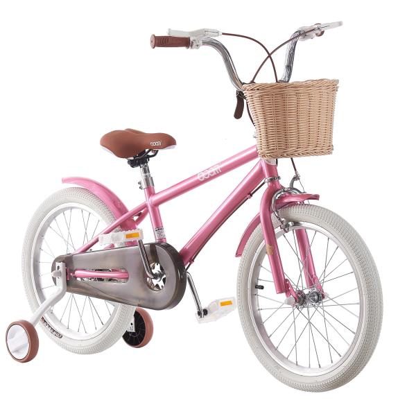 Pink Color Lightweight Kids Bike 12inch With Basket And Training Wheel OEM