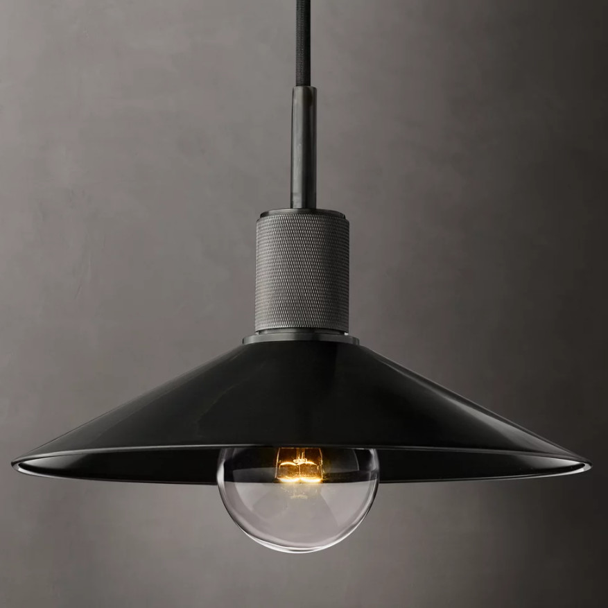Utilitaire Metal Slope Shade Suspended Pendant Light Lamp 85-265 Volts