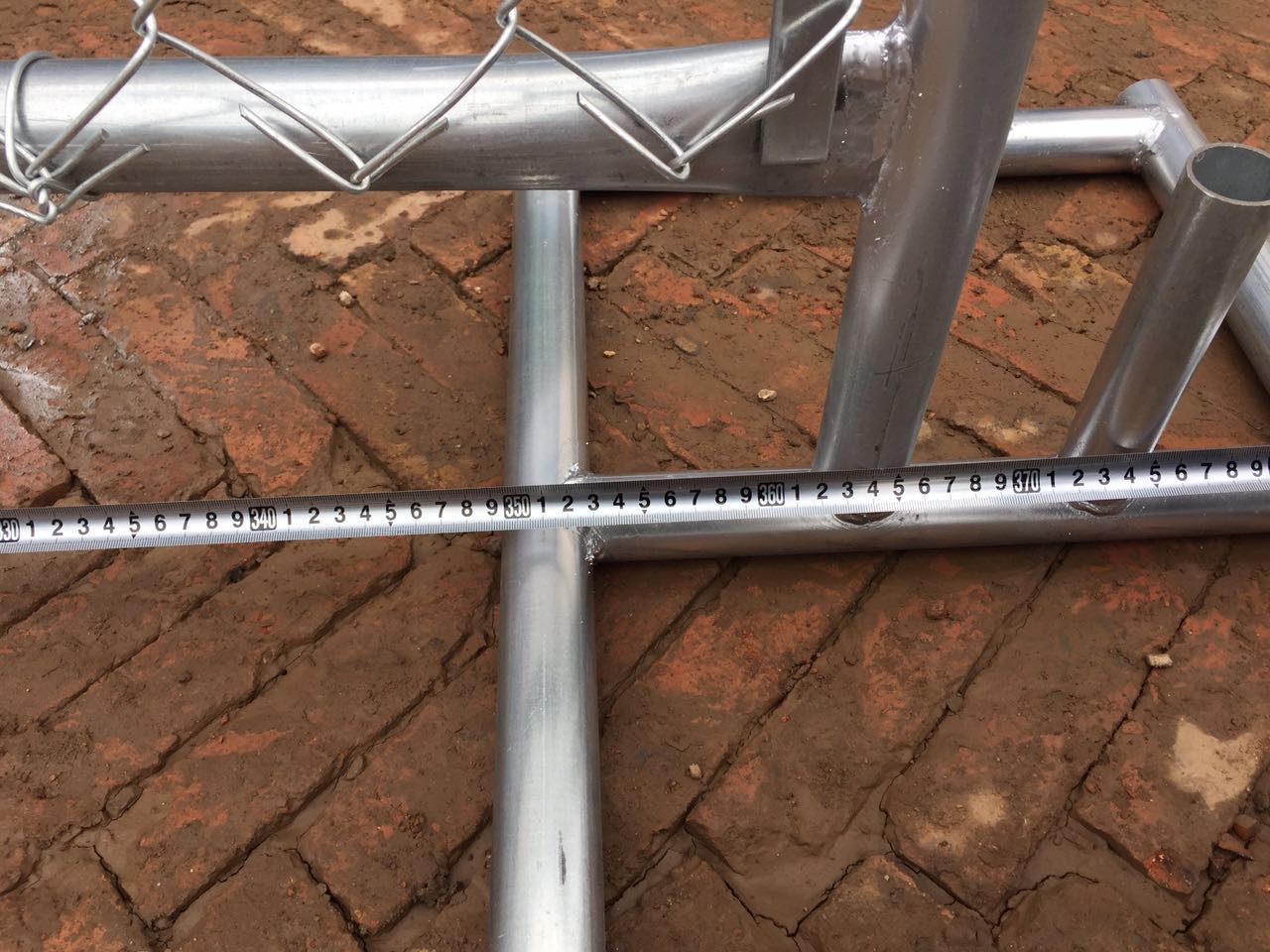 Hot dip galvanized construction 6ftx10ft portable fence