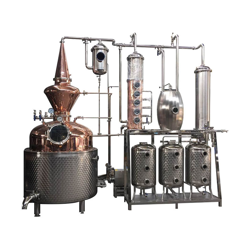 500lt Distillery Equipment For Gin And Whisky Featuring Four Heating Techniques