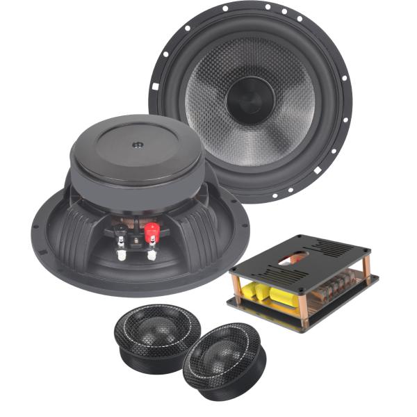 Quality 6.5" Components speaker CMP652,150wrms, 6.5'' 2-way WF: 1.5'' voice coil, 4 ohms, Sensitivity: 87.6dB, freq. response: 50-10.7kHz.  TW: 1.1''voice coil,  4 ohms, Sensitivity: 92dB, freq. response: for sale