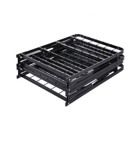 Foldable Metal Folding Bed Frame for Bedroom Hotel or Outdoor Folded Yes King