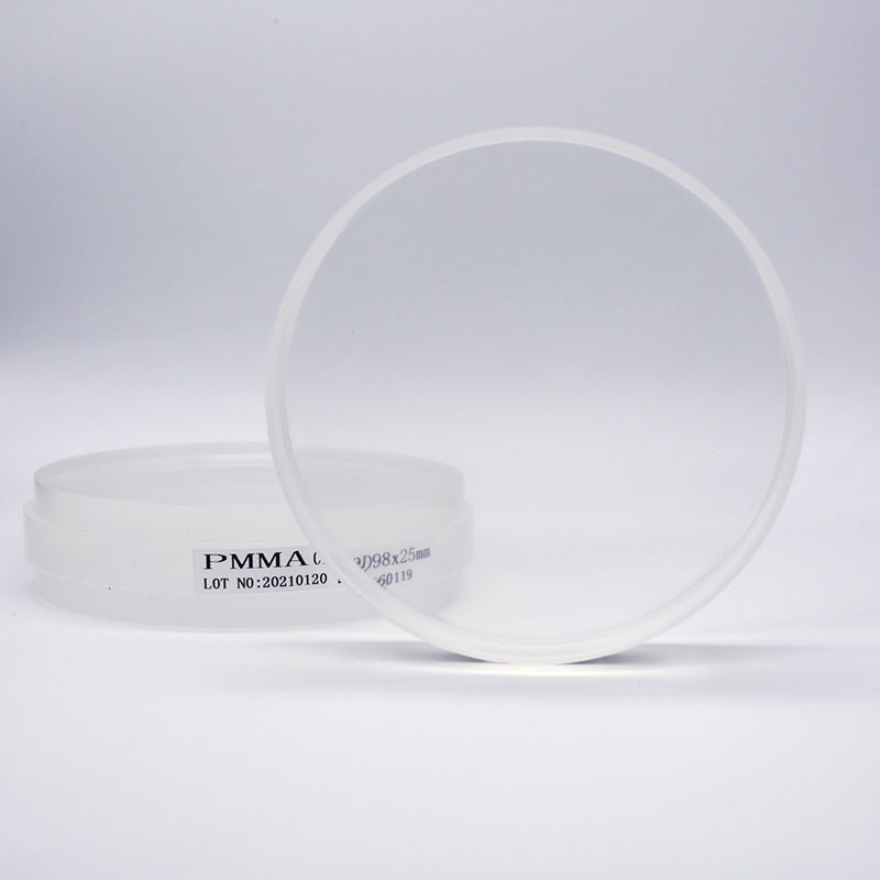 Open Dental Clear PMMA Disc Implant Material For Dental Labratory