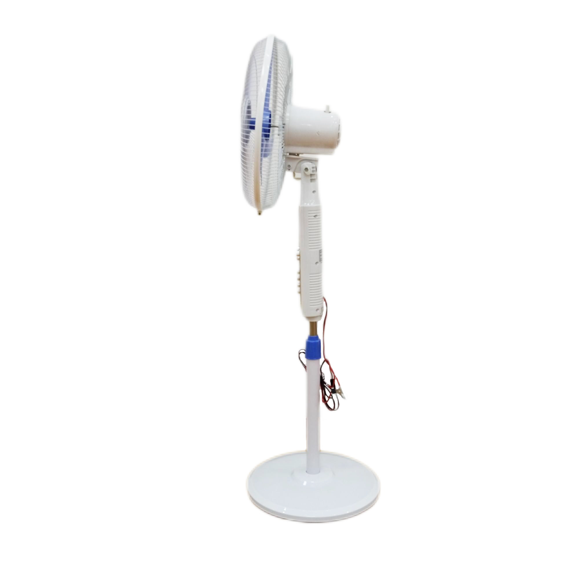Energy Saving Adjustable Floor Fan 16 Inch AC/DC 12V/220V With Led Light