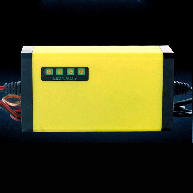Aluminum Alloy DC12V 25Amp Lead Acid Battery Charger For Electric Vehicles