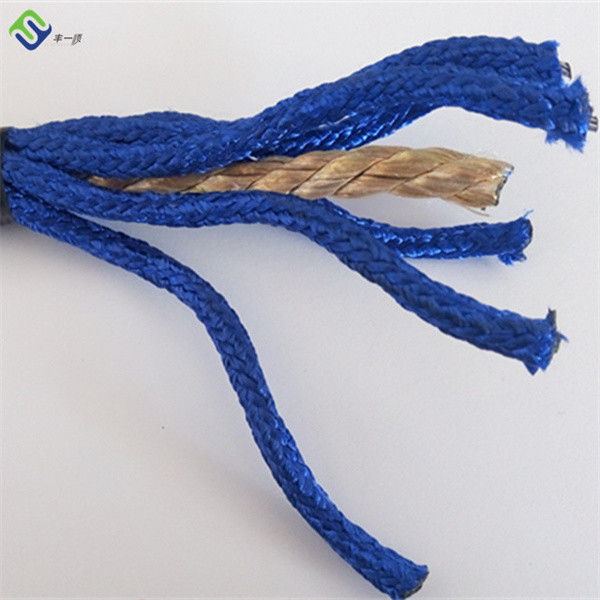 Colored Polyester 16mm Playground Combination Rope for Climbing Net