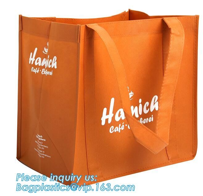 Wholesale factory custom fashion laminated non woven bag, Shopping printing fabric insulated foldable bag, custom pp non