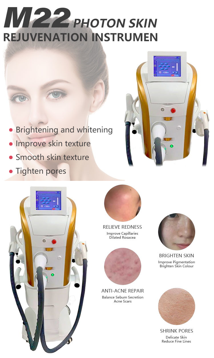 560nm-950nm Laser Multifunction Beauty Machine M22 OPT Laser Machine For Skin Rejuvenation