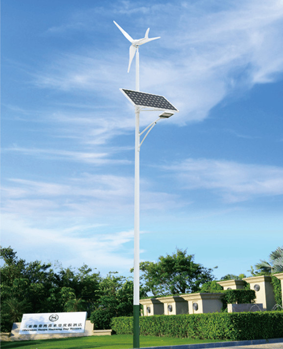 Solar Powered LED Street Lights, Aluminum + PC Material, IP65 Waterproof Rating