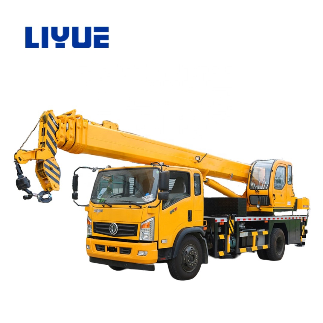 16 Ton Truck Lift Crane Hydraulic Straight Boom Mobile Truck Crane 15800 Kg Weight