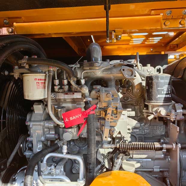 Crawler Digger Bucket Capacity 0.39m³ Sany SY95C Crawl Digger For Minor earthworks