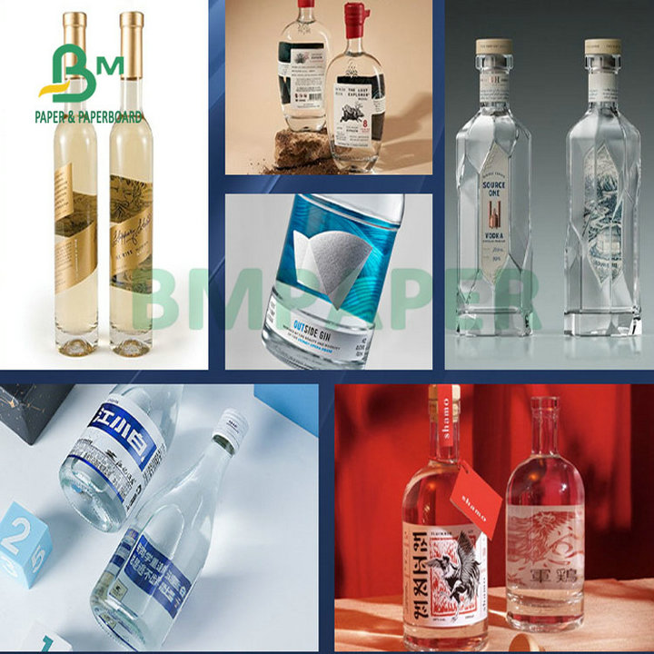 75gsm 80gsm C1S Glossy White Paper For Making High Wet Strength Label