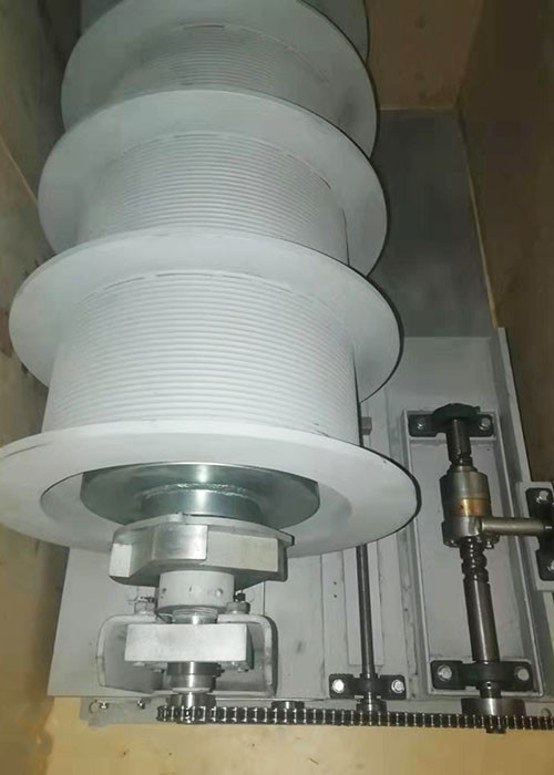3T 4T Circulating Rope Cable Winch Drum High Performance For Building