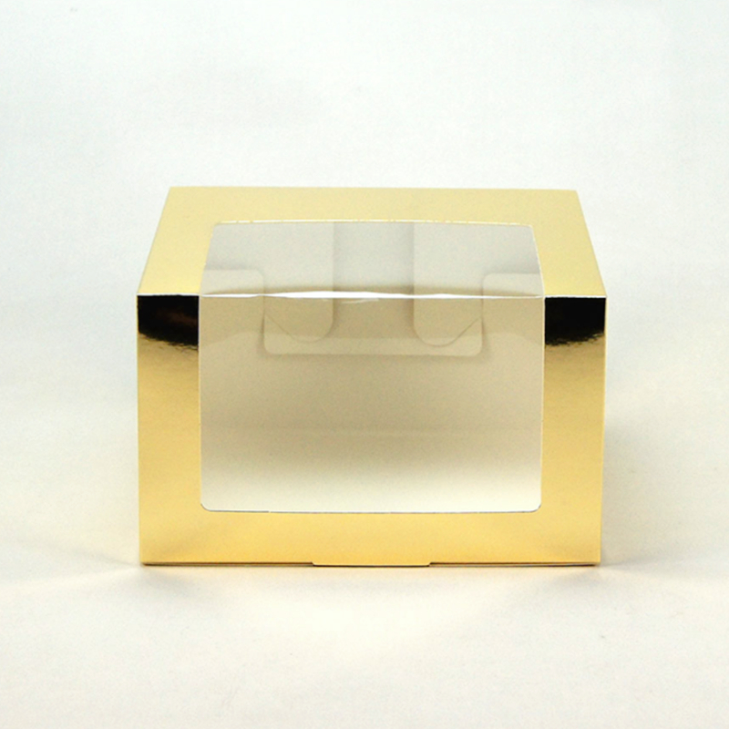 Marble Foldable Paper Packaging Baseball Cap Hat Snapcap Box with Clear Plastic Window