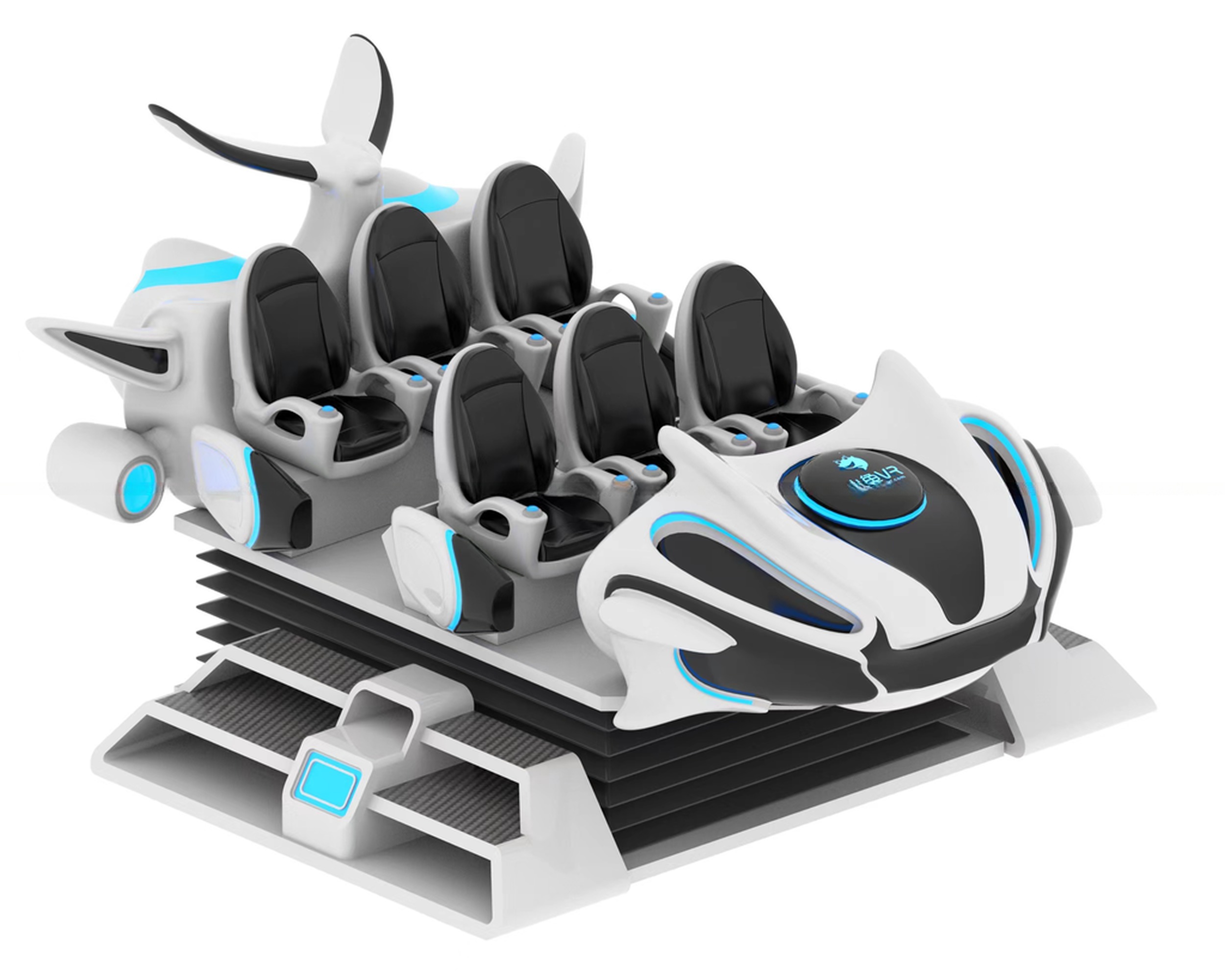 Original Design 9d VR Cinema 6 Seats VR Club Plus Cinema For VR Attractions Park
