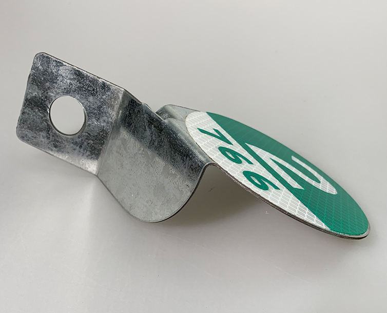 Highway Guardrail Plastic V Type Road Reflectors High Visible Road Stud Reflector