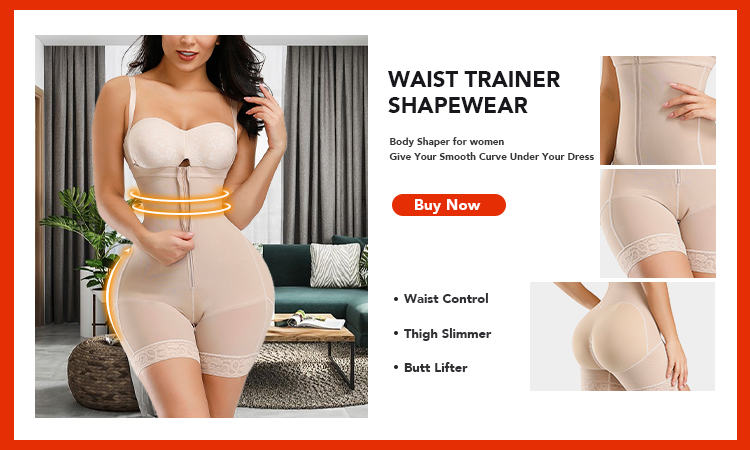 HEXIN Women's High Compression Slimming Bodysuit Control Panties for Thong Bodyshaper