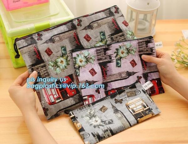 Organizer Zipper Bag Folder Office Stationery bag, zipper optional size