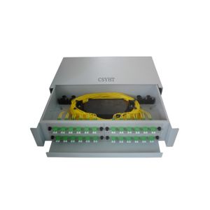  Cold roll steel Drawer type fiber optic patch panel ARS48 for FTTH CATV GPON Telecommunications Manufactures