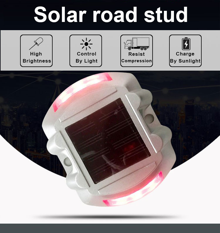 High Visible LED Solar Reflective Cat Eye Road Studs Made In with ROHS Certification