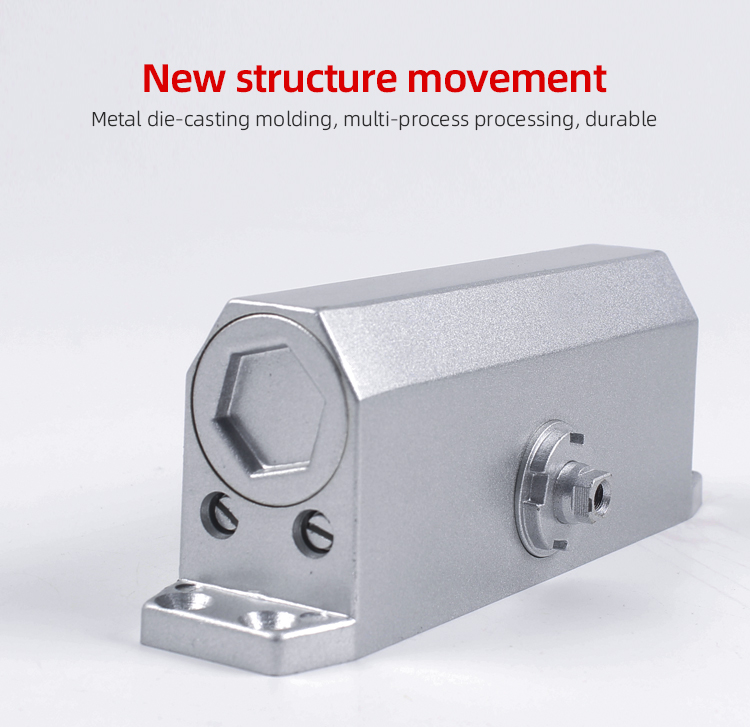 Aluminum Alloy Auto Sliding Door Closer for Fire Door at -40 to 80 Degree Temperature