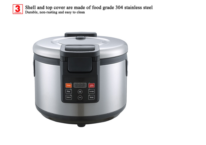 Cake Shop 2200W 16 Quart 2.7KG Sago Tapioca Pearl Cooker
