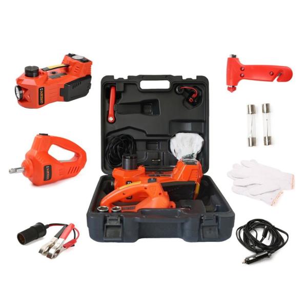 3T Double Pump Hydraulic Trolley Jack Emergency Car Tyre Change