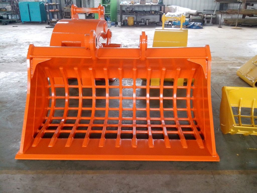 0.4 Cbm Excavator Skeleton Screen Bucket For Cat320 6 T 450 Kgs