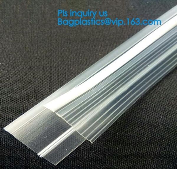 PE Plastic flange zipper for food bag, PE Zip lockk sealed food bag flange