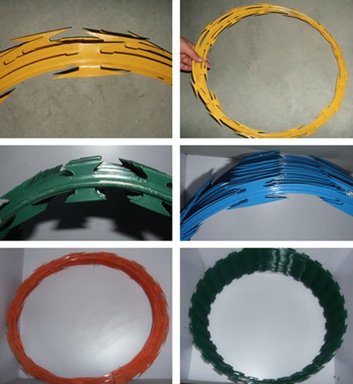 Anping factory hot dipped galvanized razor wire fence