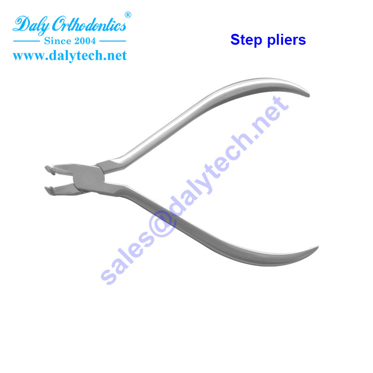 Step pliers of orthodontic devices from dental supply companies