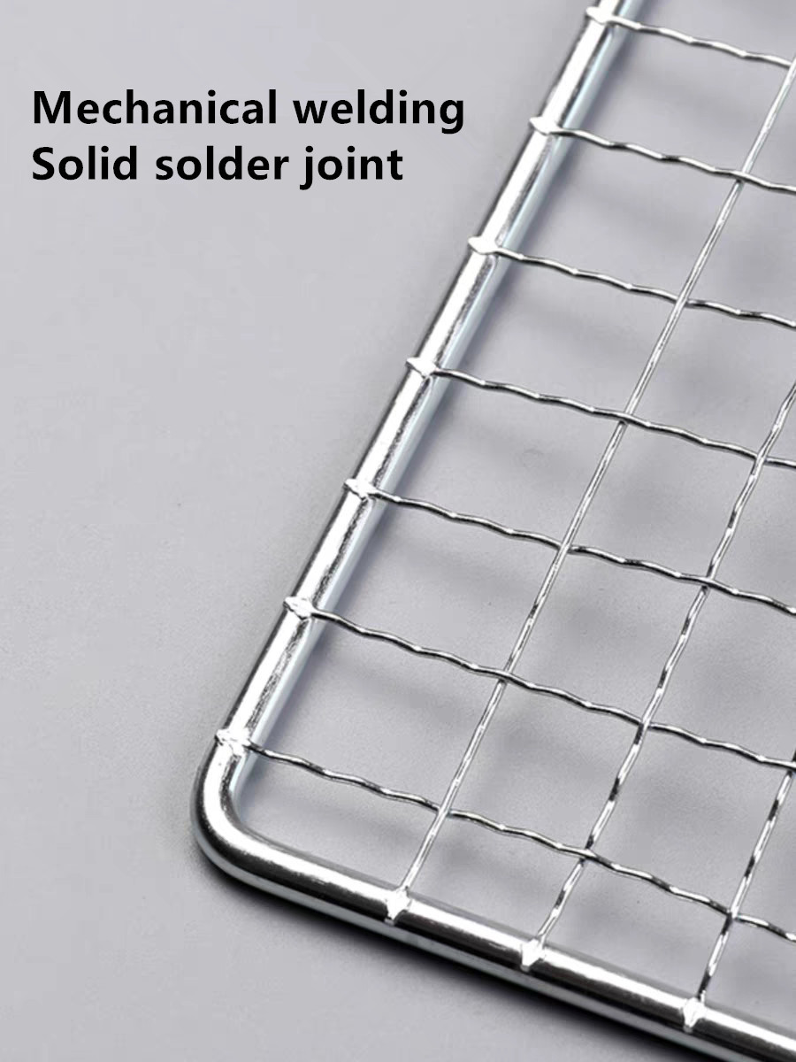 Stainless Steel BBQ Grill Mesh Grilling Meat And Vegetables Barbecue Net Mesh