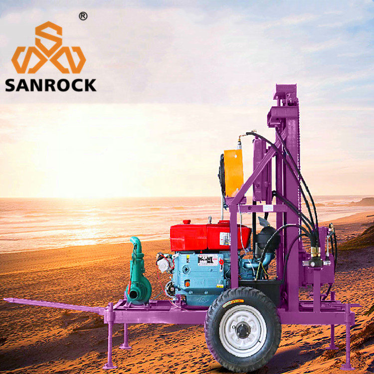 Rotary Water Drilling Rigs Portable Hydraulic Borehole Water Well Drilling Equipment