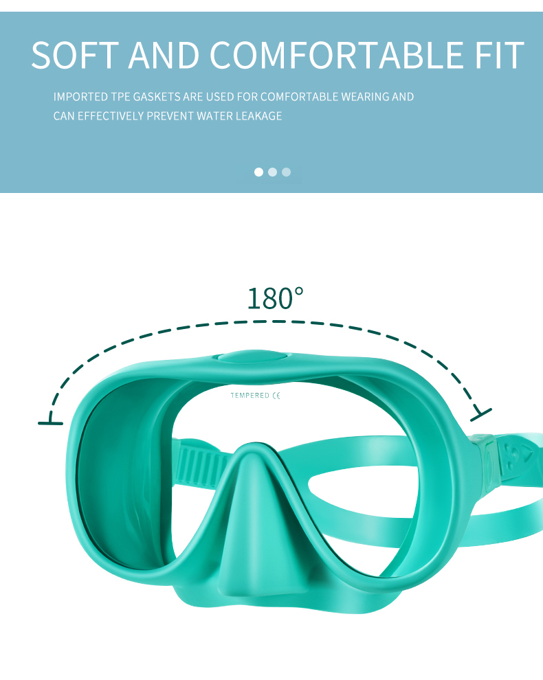 ZMZDIVE Freediving Snorkel Mask Set Prescription Snorkeling Goggles