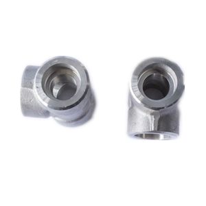 Round SS304 Pipe Fitting Tees ASME B16.5 WP321 Equal Cross Tee