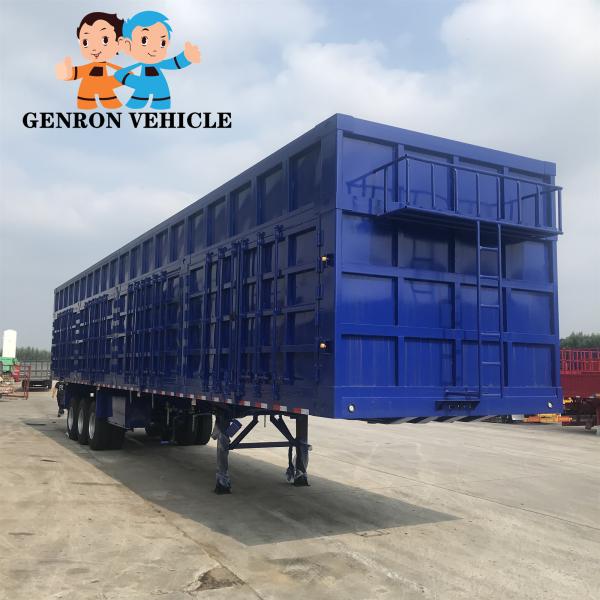 150 Tons 3 Axles Box Coal Mine Transport Semi Tanker Trailer Truck For Mongolia