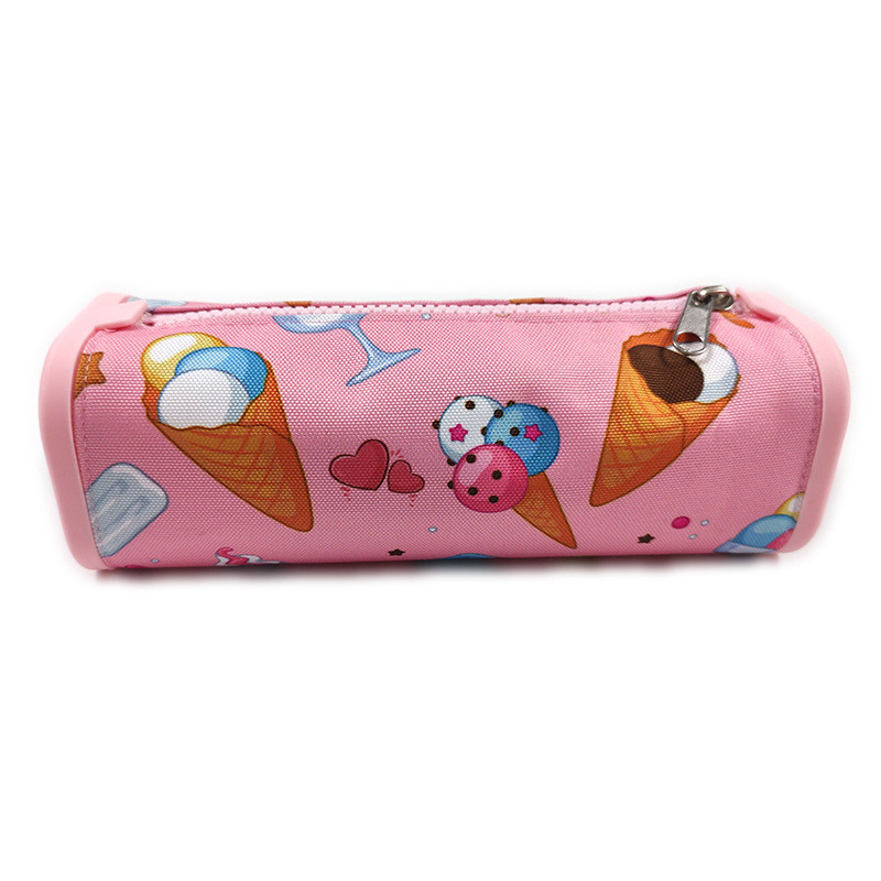BPA FREE Silicone Pencil Case Large Capacity Office School Stationery Organizer Makeup Bag Pencil Pouch For Boys Girls