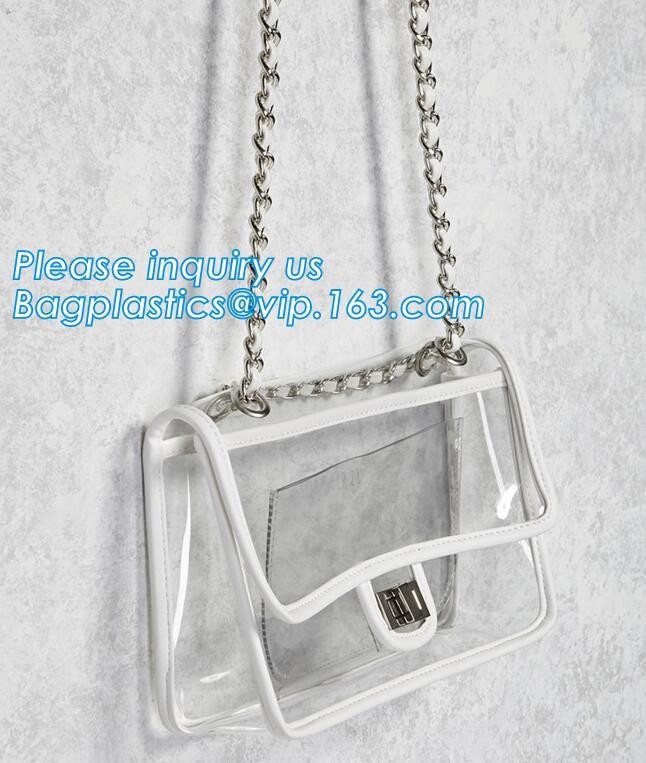 Promotional Biodegradable Shopping Bags Plastic Heat Seal Sewing Zipper Makeup