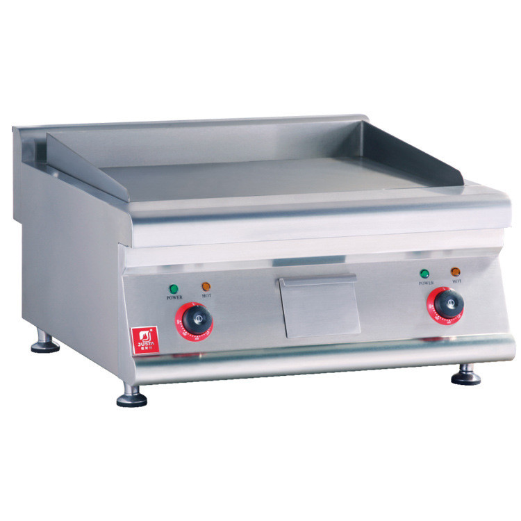 Countertop Electric Burger Griddle Commercial Cooking Equipments 16mm Thickness