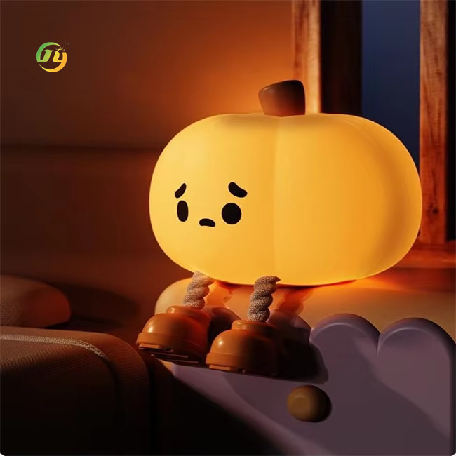 Modern Pendant Light Cute And Interesting Silicone Pumpkin Lamp For Restaurant