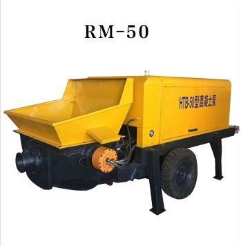 55KW XDEM Concrete Delivery Pump 25Mpa 50 Cubic Meters 350M