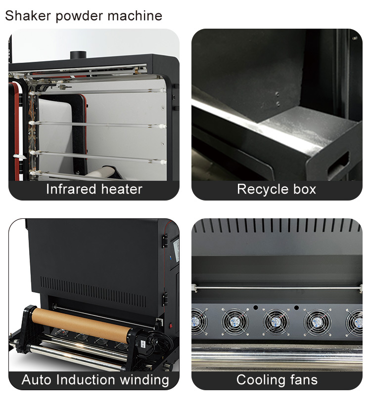 60cm Large Format All in One DTF Printer with White Ink and Automatic Paint Shaker