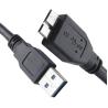 Buy cheap High Speed 5Gbps Data Charging Micro USB 3.0 cable for External Hard Drive SDD from wholesalers