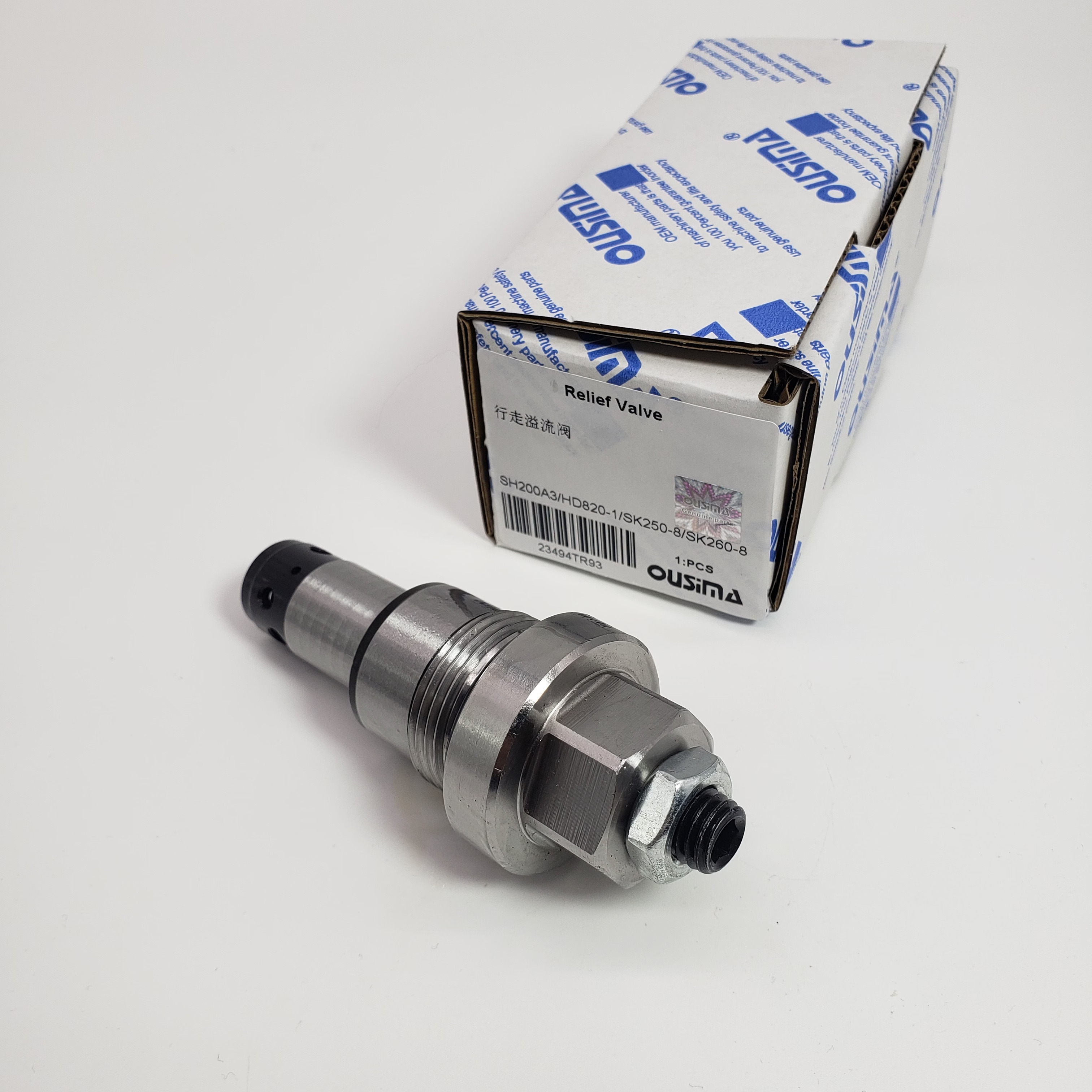 CE Hydraulic Relief Valve For Excavator SH200A3 HD820-1 SH120A5 HD700-7 YC230 SK250-8/SK260-8 SK230-6E SY215-8